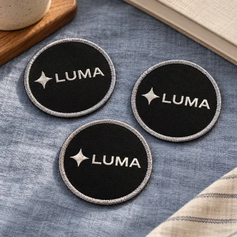 Events & Giveaways — Embroidered Patches in a natural editorial setting